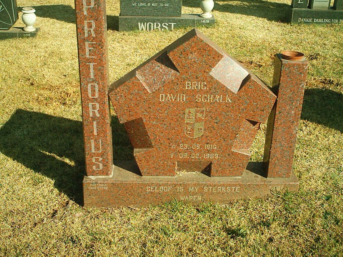 PRETORIUS David Schalk 1916-1989