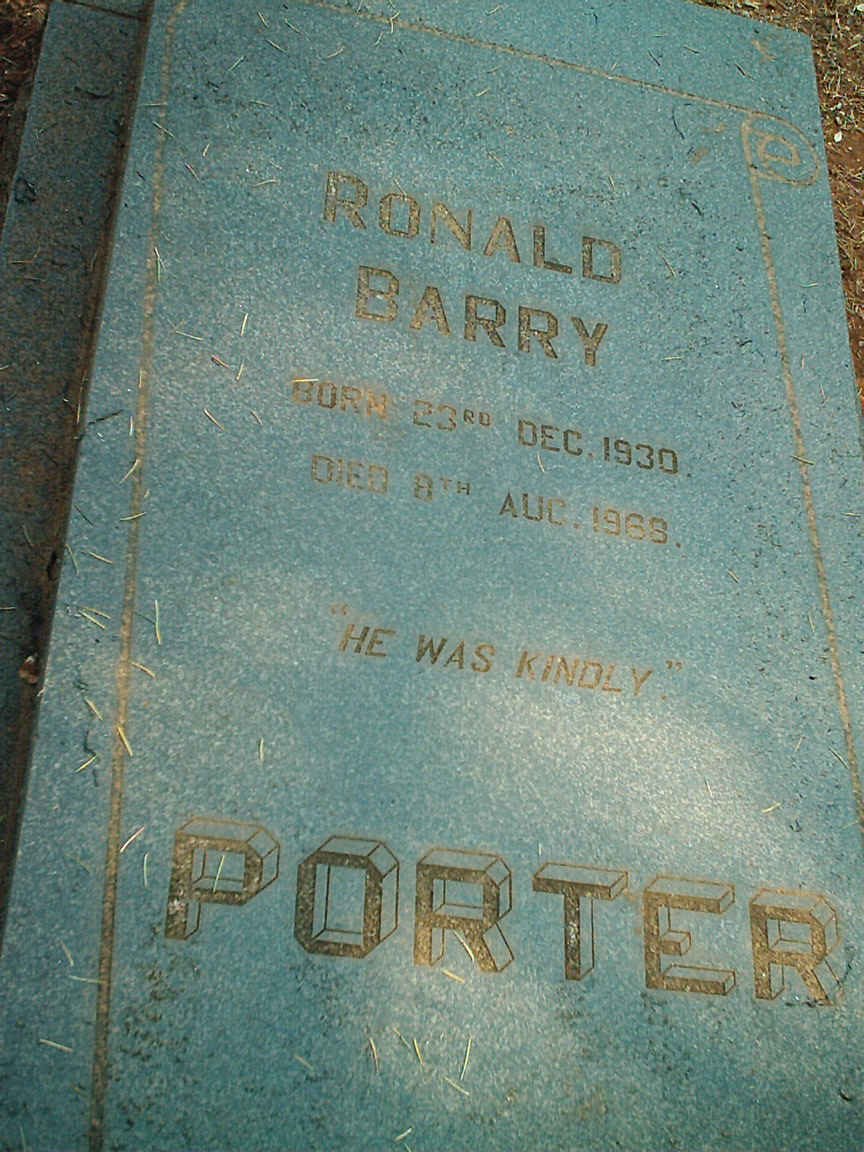 PORTER Ronald Barry 1930-1968
