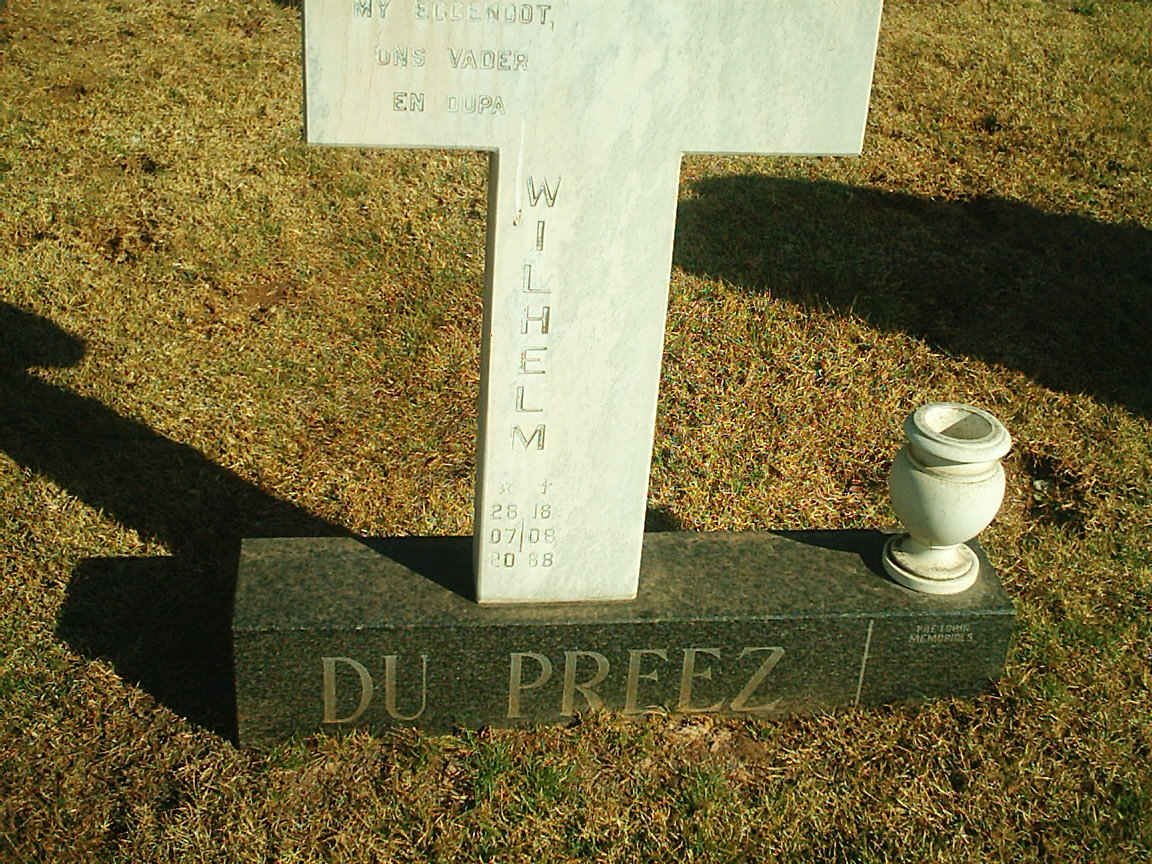 PREEZ Wilhelm, du 1920-1988