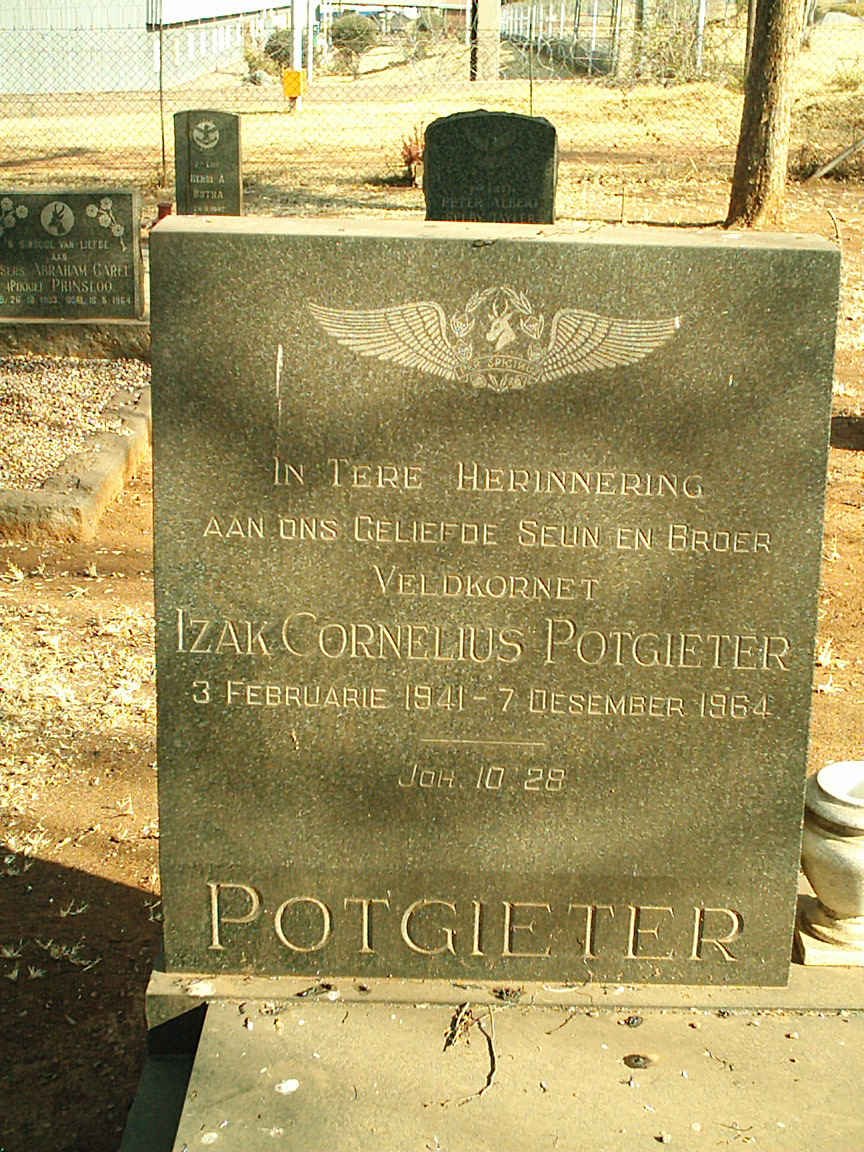 POTGIETER Izak Cornelius 1941-1964