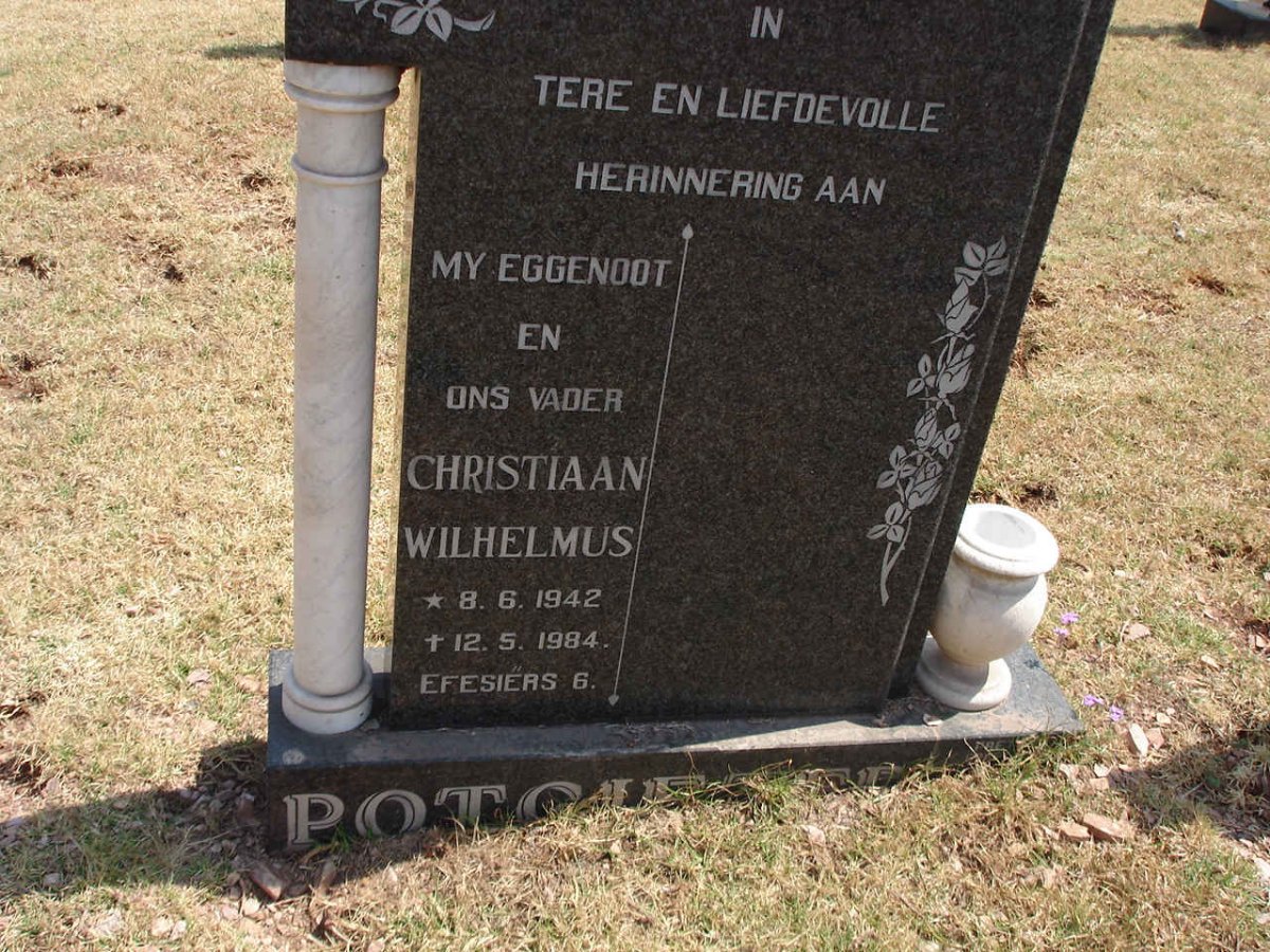 POTGIETER Christiaan Wilhelmus 1942-1984