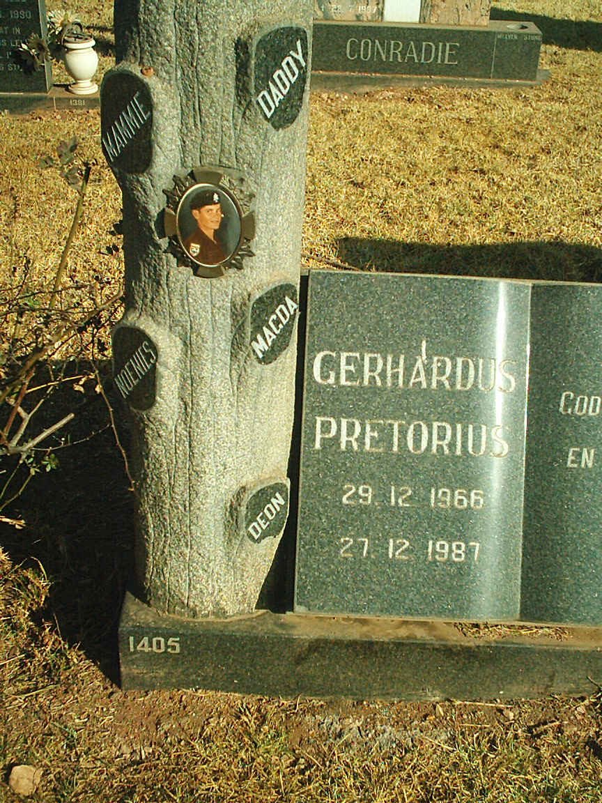 PRETORIUS Gerhardus 1966-1987