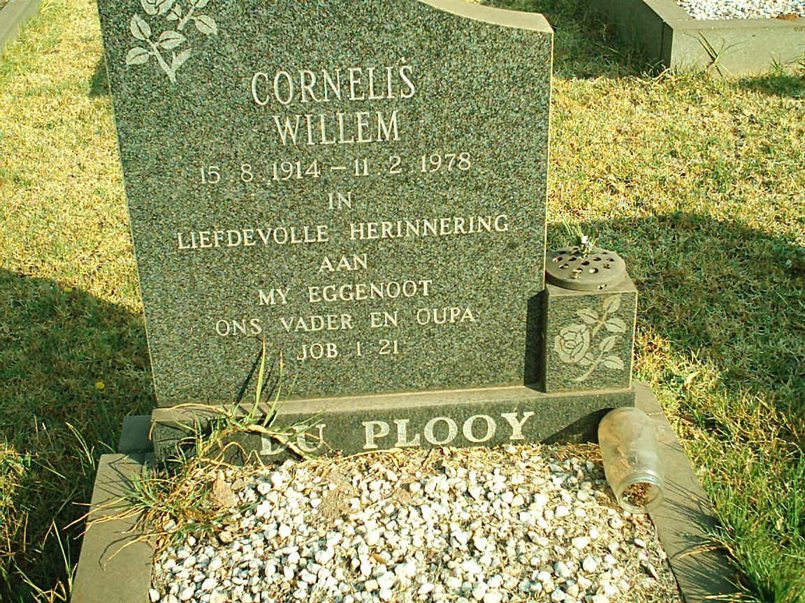PLOOY Cornelis Willem, du 1914-1978