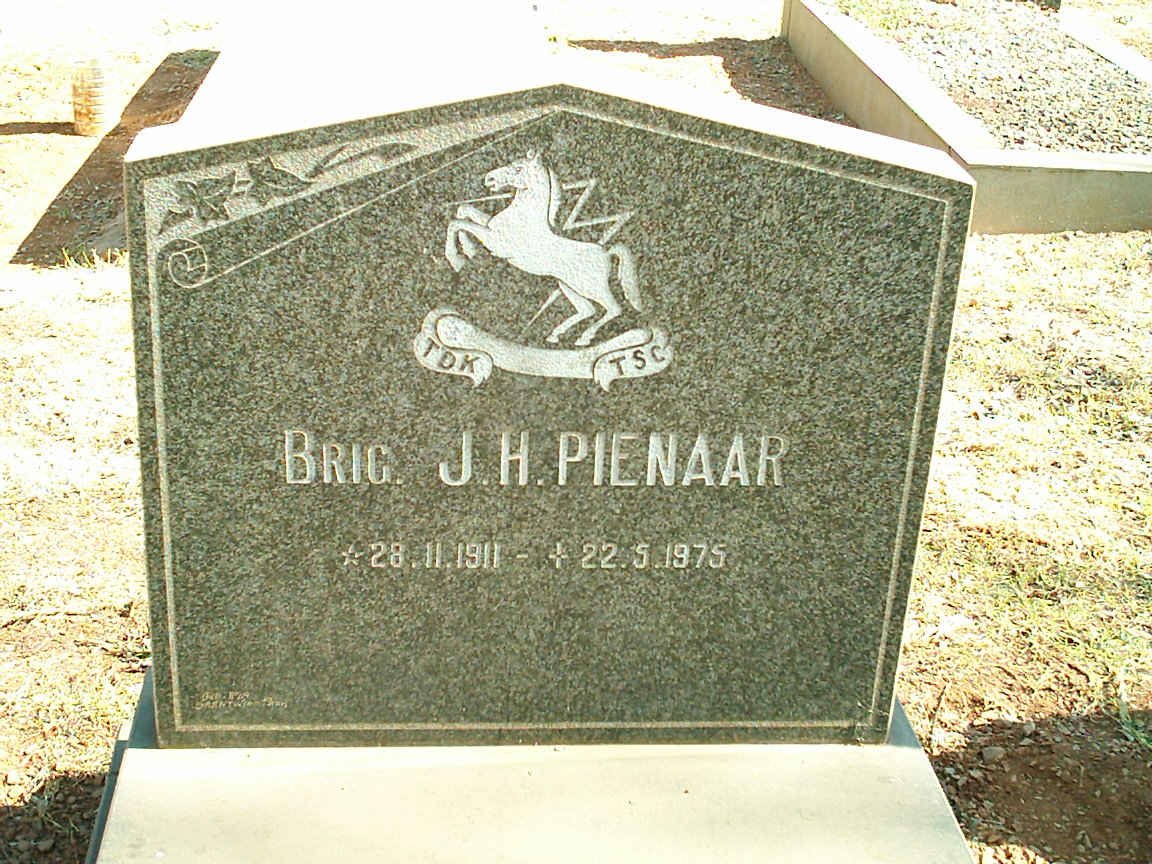 PIENAAR J.H. 1911-1975