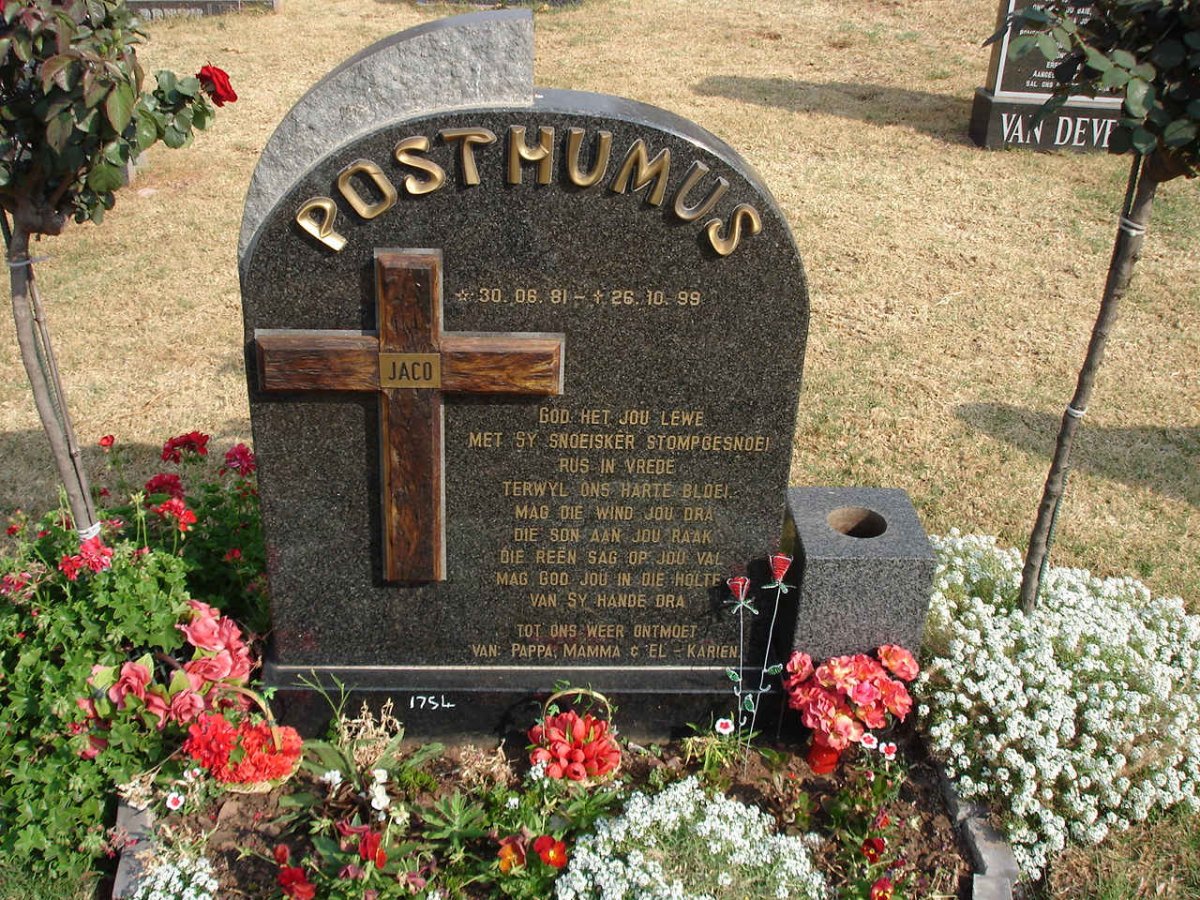 POSTHUMUS Jaco 1981-1999