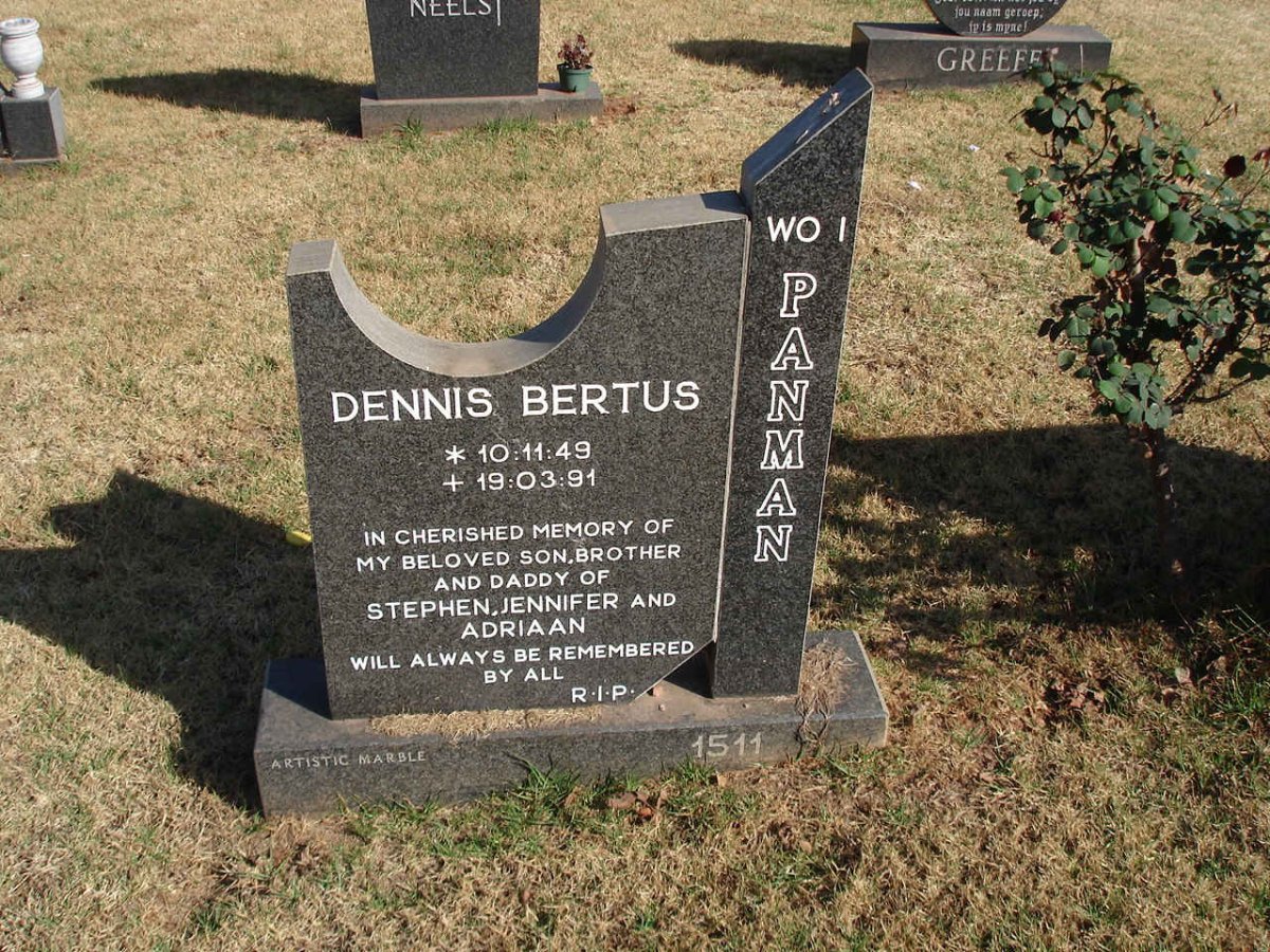 PANMAN Dennis Bertus 1949-1991
