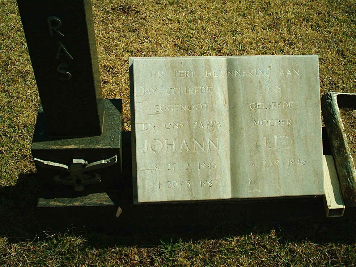 RAS Johann 1945-1983 &amp; Liz 1945-