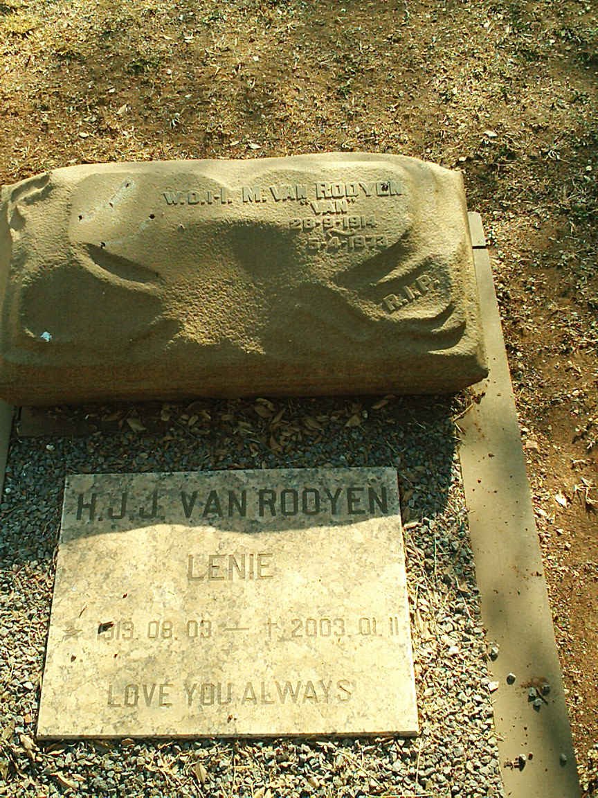 ROOYEN I.M., van 1914-1973