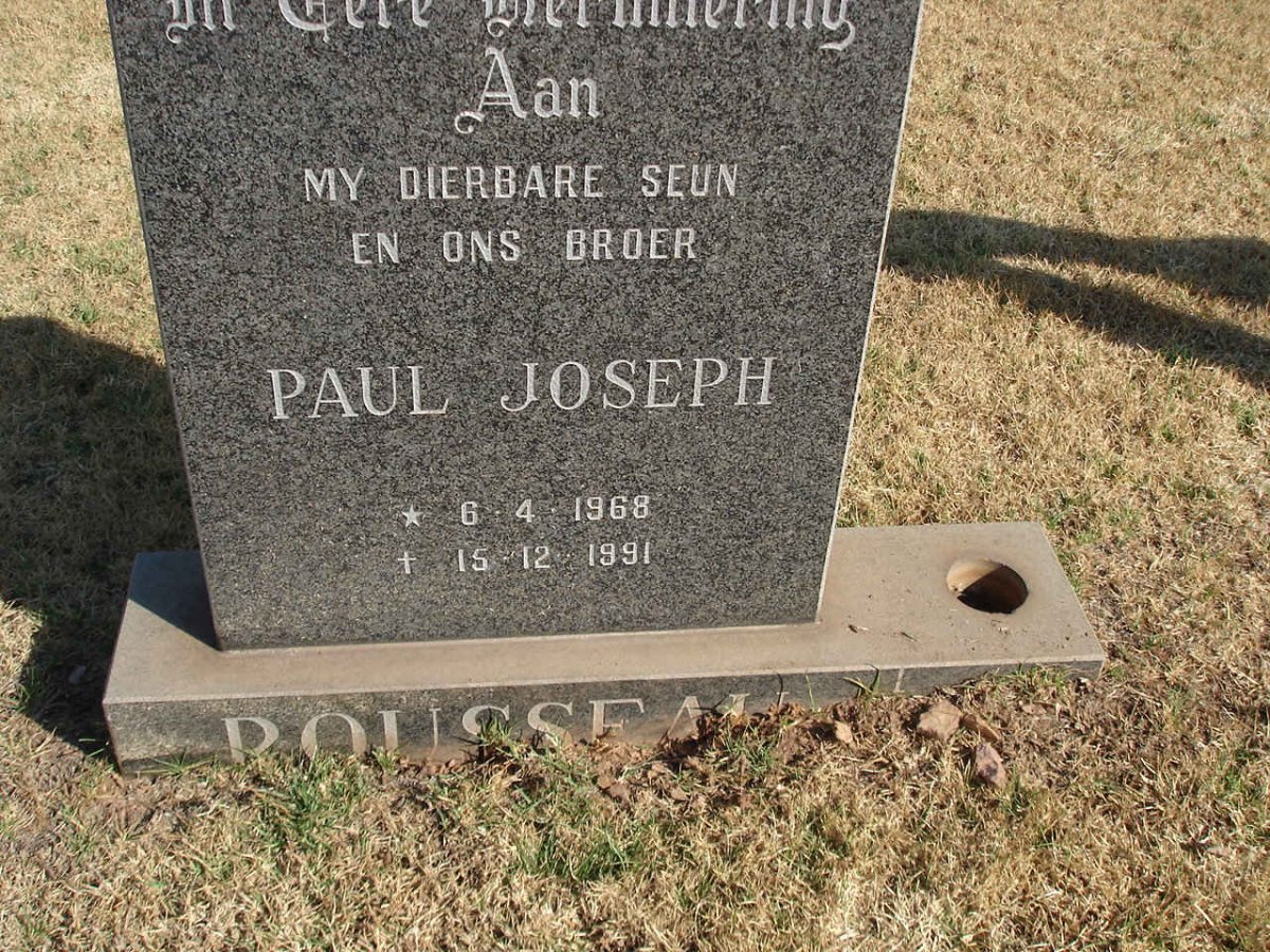 ROUSSEAU Paul Joseph 1968-1991