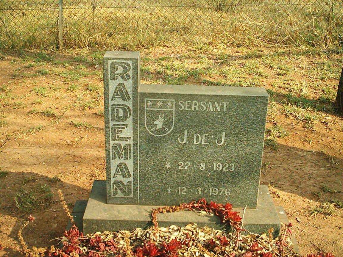 RADEMAN J. de J. 1923-1976