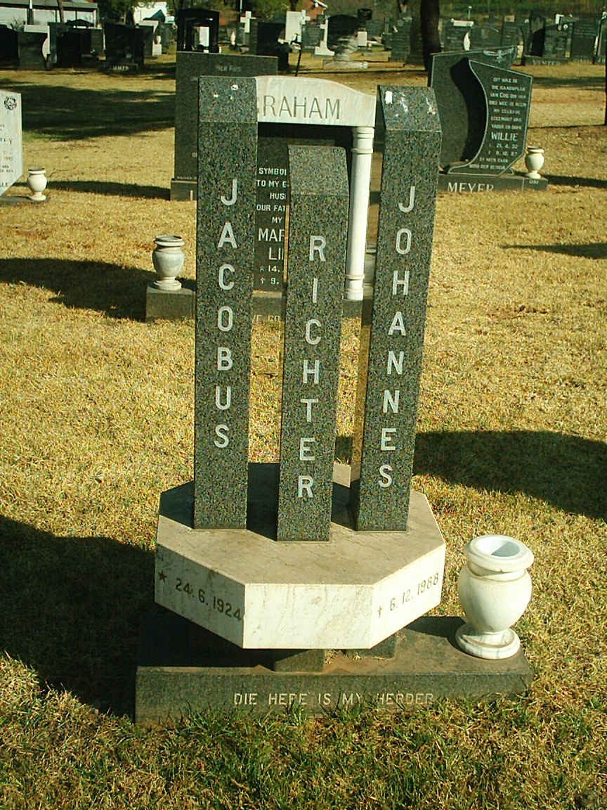 RICHTER Jacobus Johannes 1924-1986