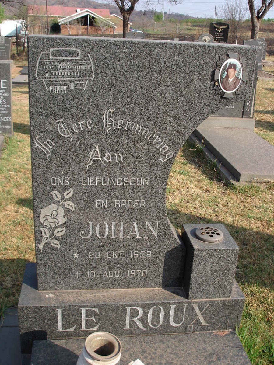 ROUX Johan, le 1959-1978