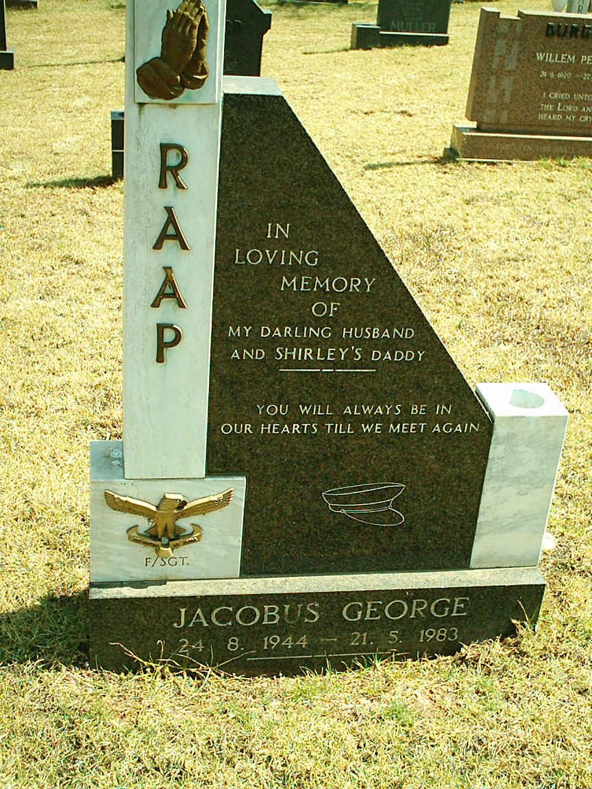 RAAP Jacobus George 1944-1983