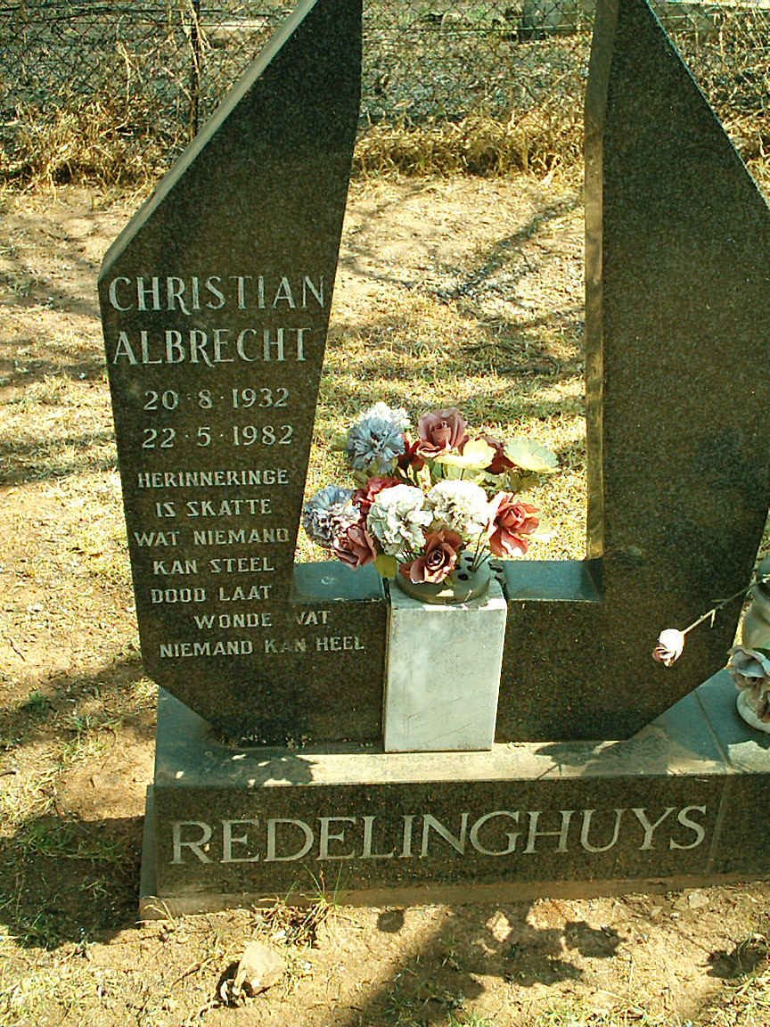 REDELINGHUYS Christian Albrecht 1932-1982