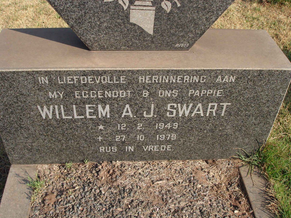 SWART Willem A.J. 1949-1979