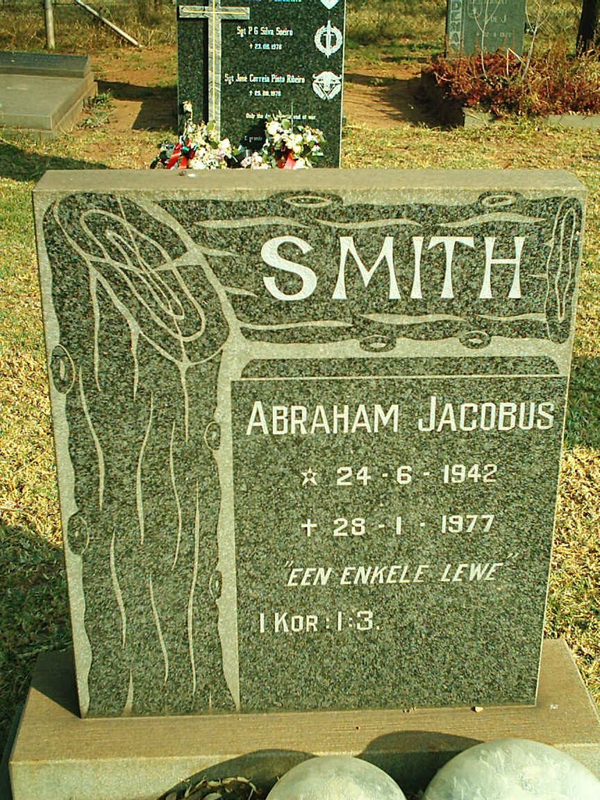 SMITH Abraham Jacobus 1942-1977
