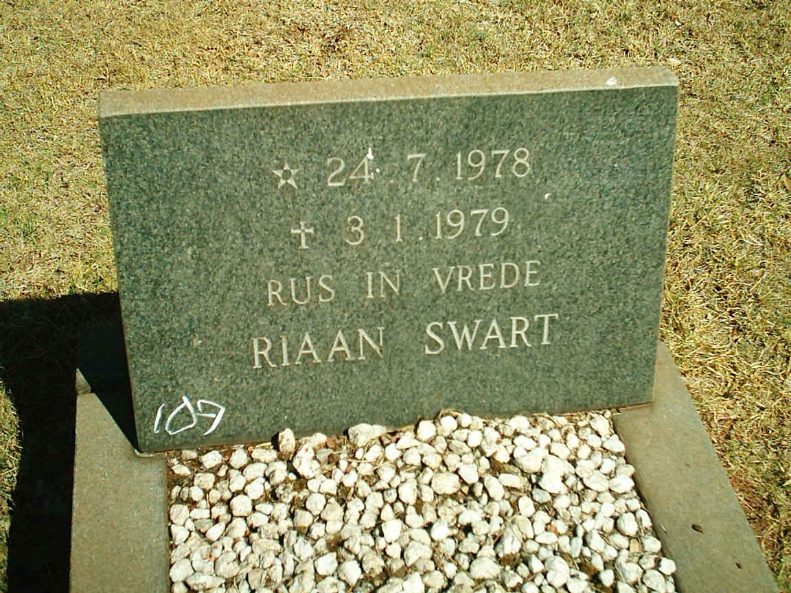 SWART Riaan 1978-1978