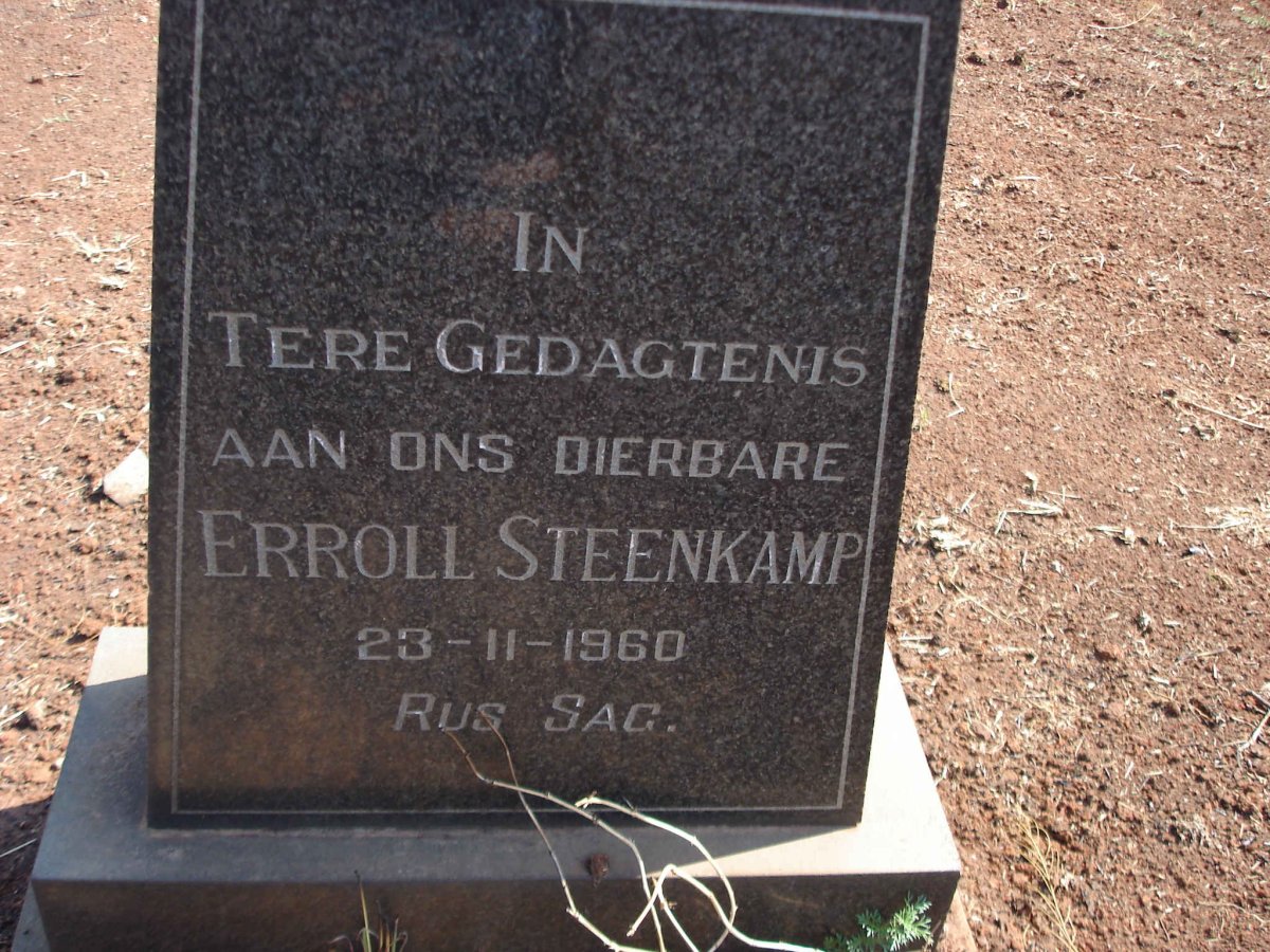 STEENKAMP Erroll -1960