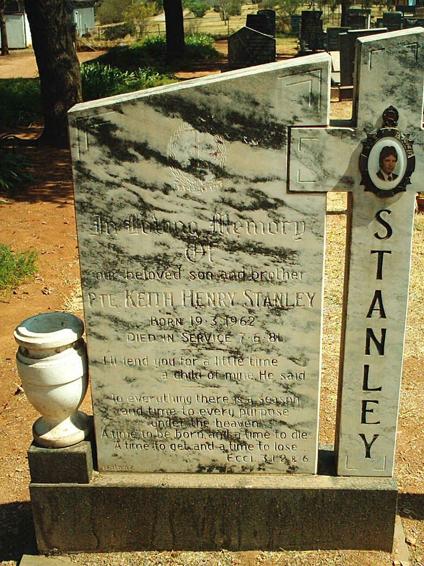 STANLEY Keith Henry 1962-1981