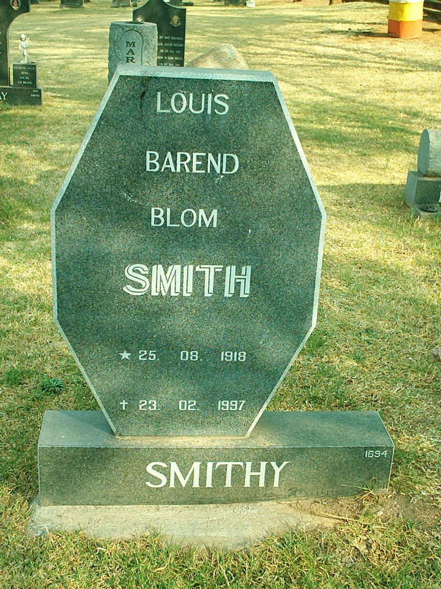 SMITH Louis Barend Blom 1918-1997