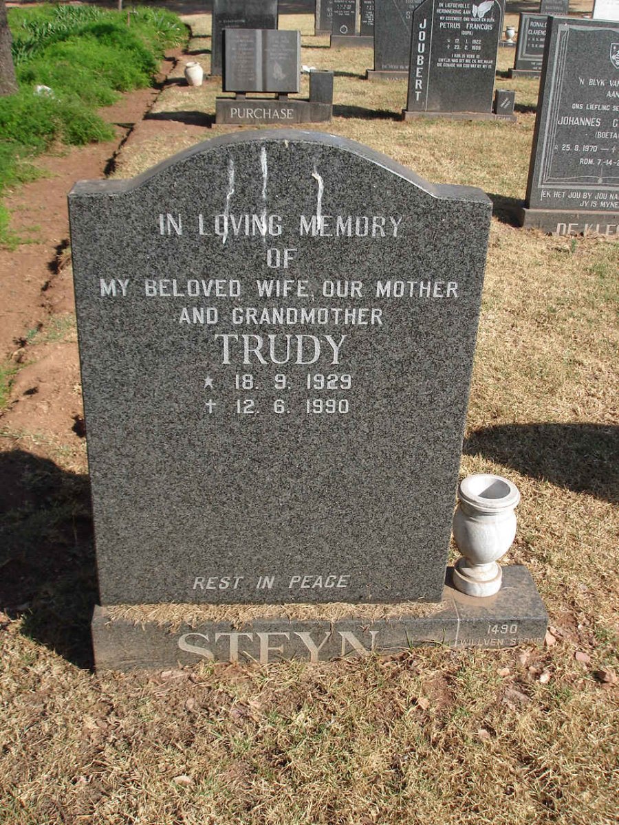 STEYN Trudy 1929-1990