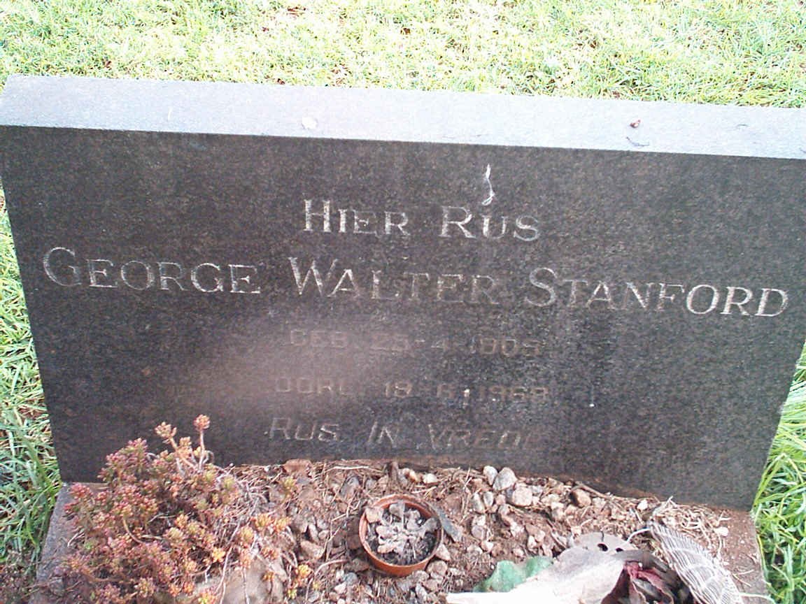 STANFORD George Walter 1909-1968