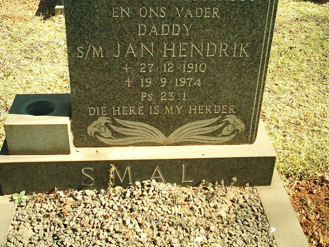 SMAL Jan Hendrik 1910-1974