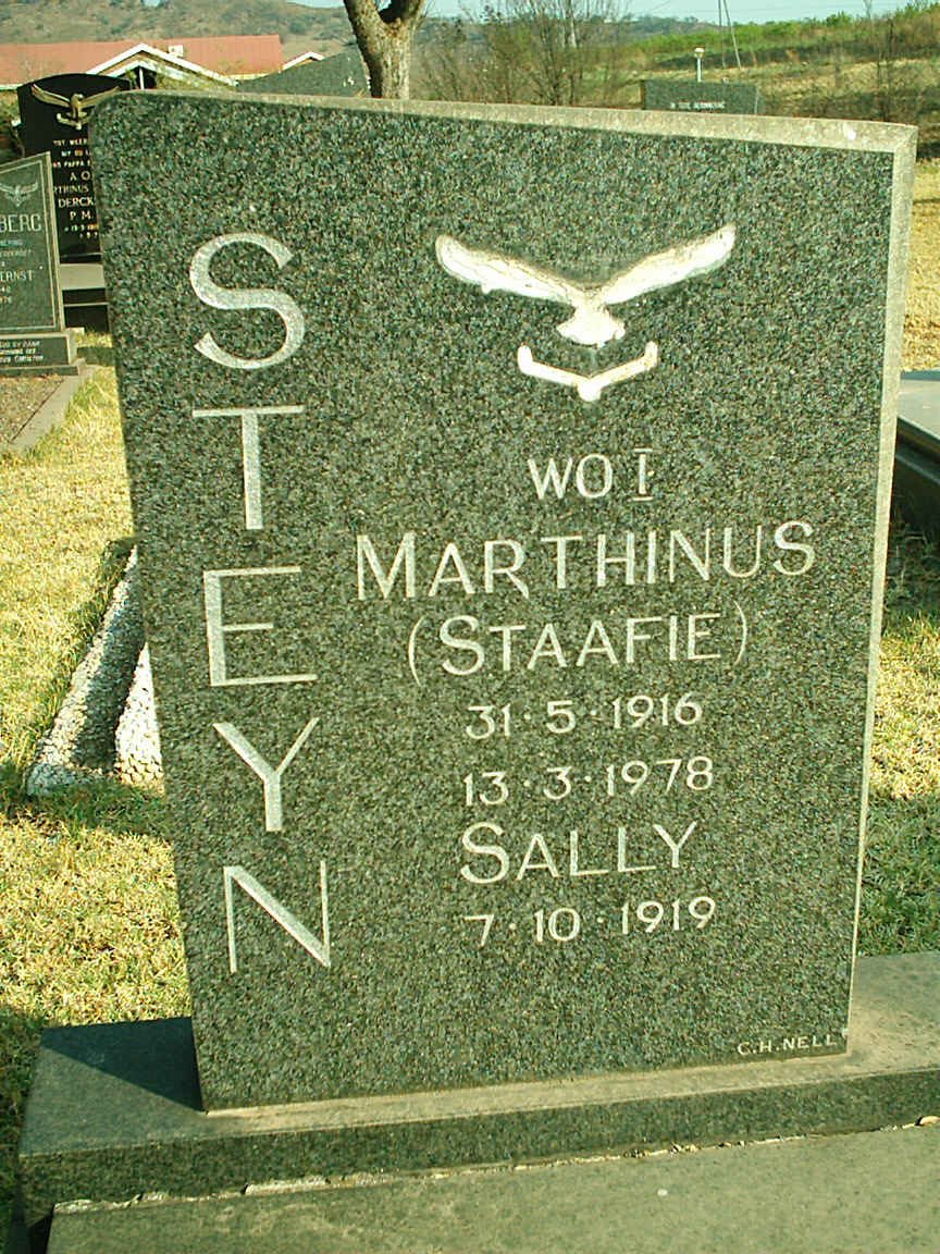 STEYN Marthinus 1916-1978 &amp; Sally 1919-