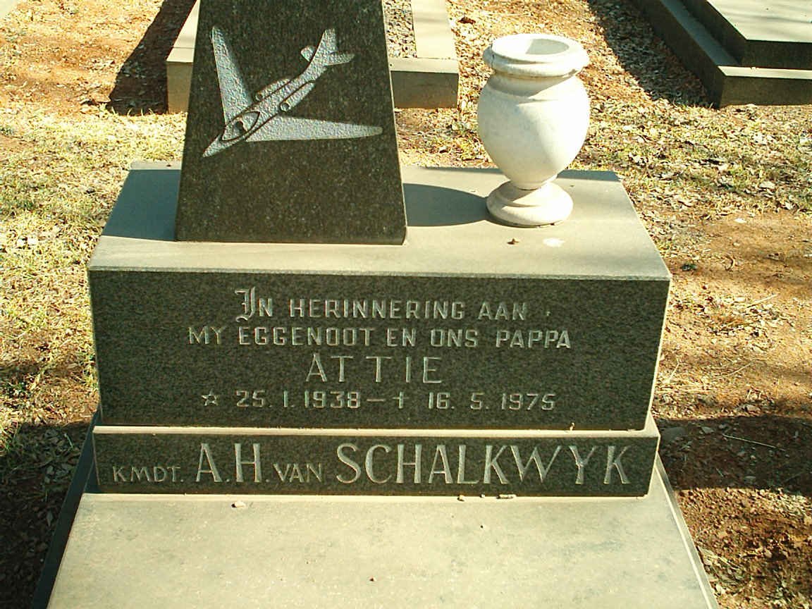 SCHALKWYK A.H., van 1938-1975