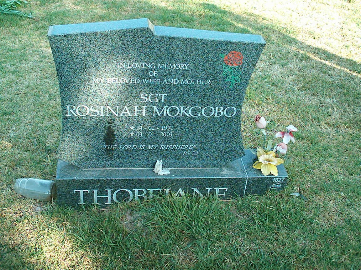 THOBELANE Rosinah Mokgobo 1971-2003