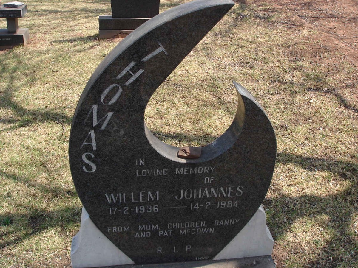 THOMAS Willem Johannes 1936-1984