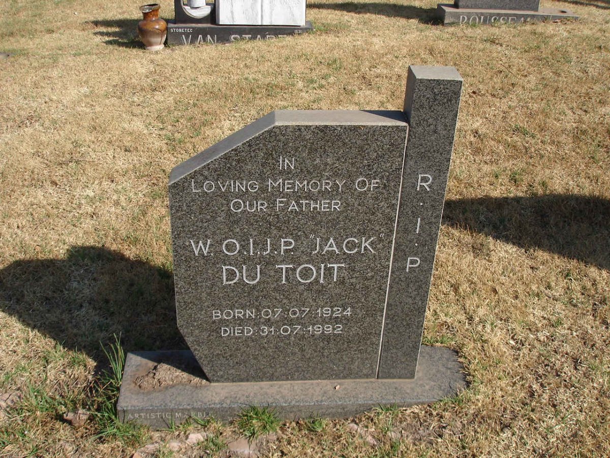TOIT J.P., du 1924-1992