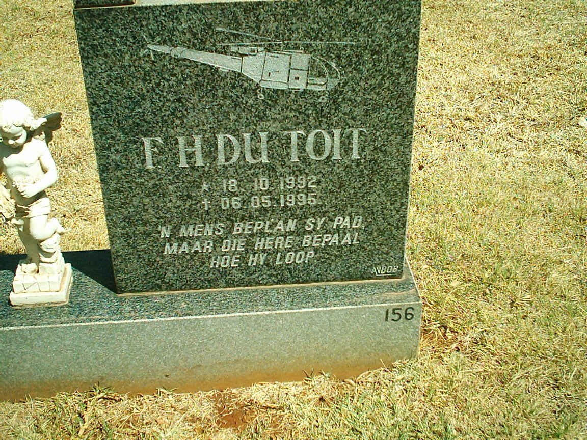 TOIT F.H., du 1992-1995