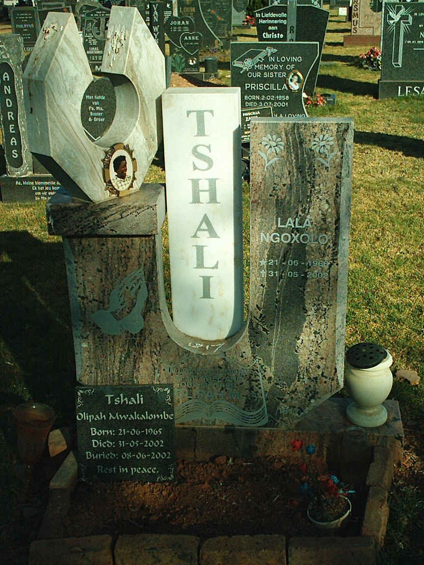 TSHALI Olipah Mwakalombe 1965-2002