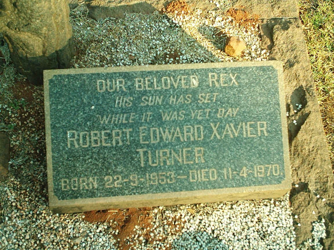 TURNER Robert Edward Xavier 1953-1970