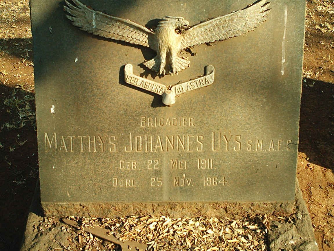 UYS Matthys Johannes 1911-1964