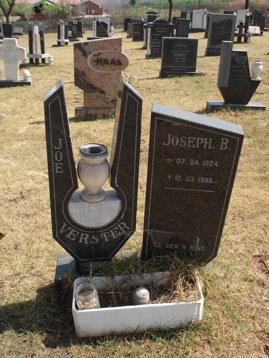 VERSTER Joseph B. 1924-1986