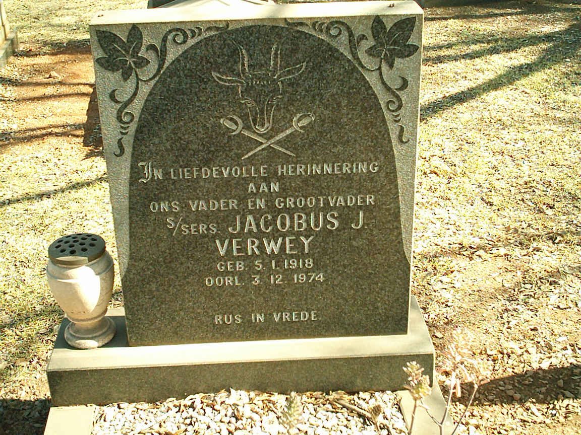 VERWEY Jacobus J. 1918-1974