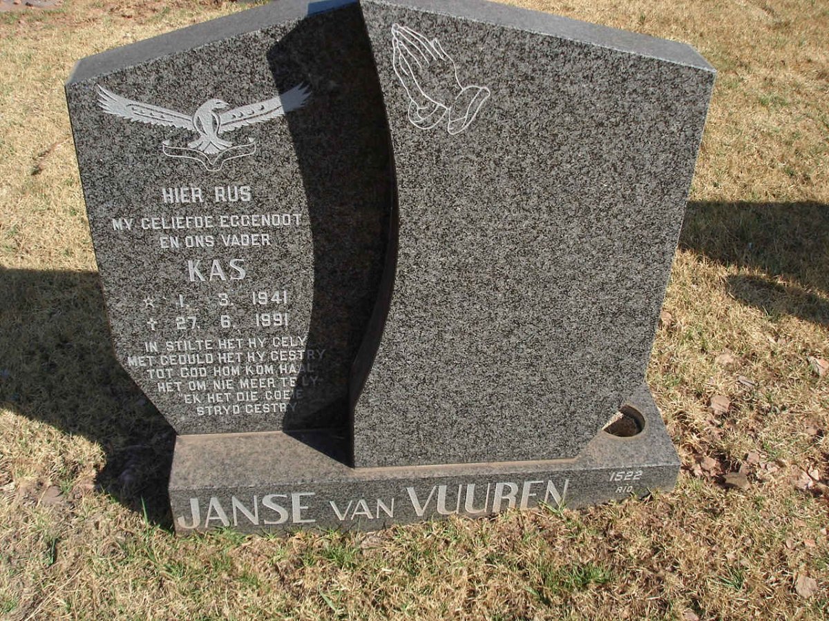 VUUREN Kas, Janse van 1941-1991