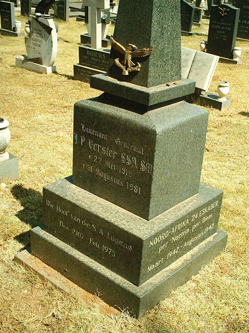 VERSTER J.P. 1919-1981