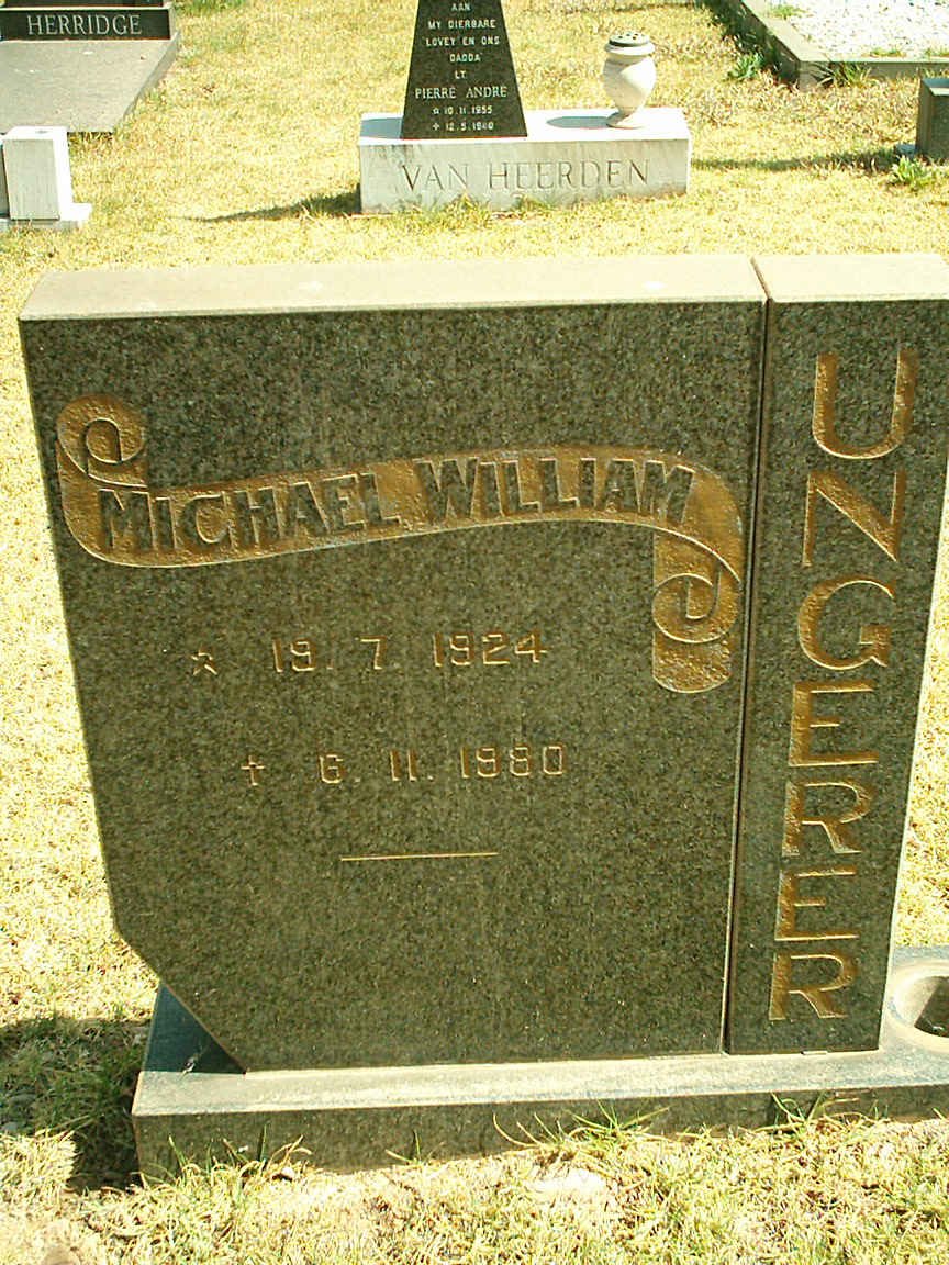 UNGERER Michael William 1924-1980