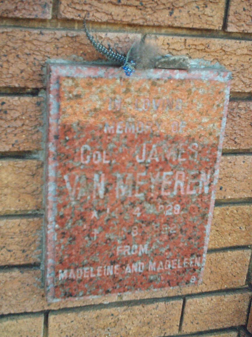 MEYEREN James, van 1929-1992