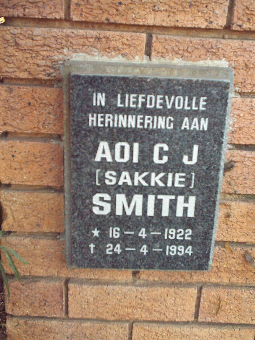 SMITH C.J. 1922-1994
