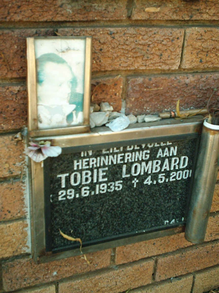 LOMBARD Tobie 1935-2001