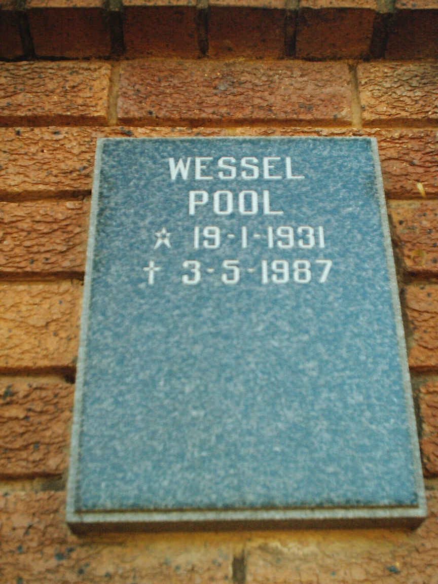 POOL Wessel 1931-1987