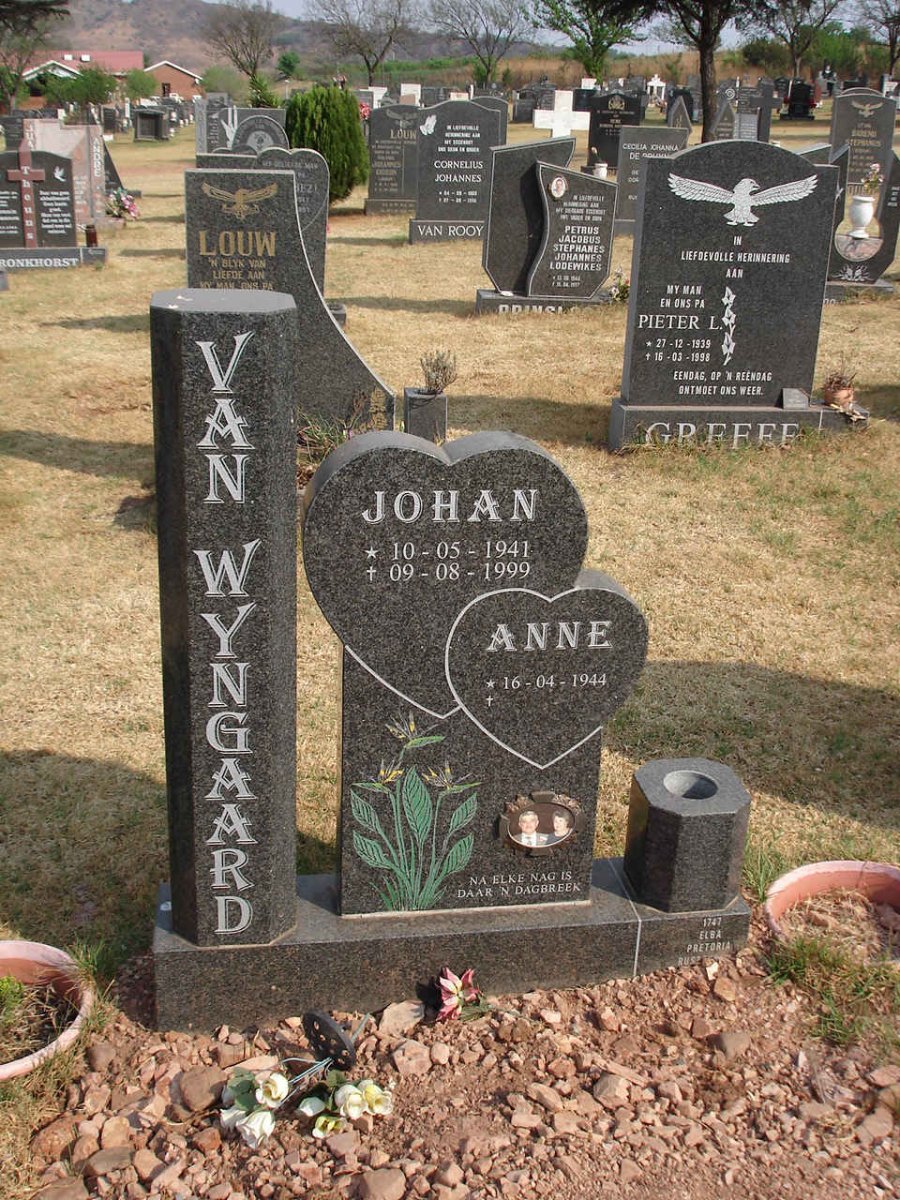 WYNGAARD Johan, van 1941-1999 &amp; Anne 1944-