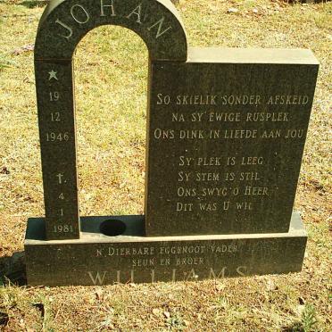 WILLIAMS Johan 1946-1980