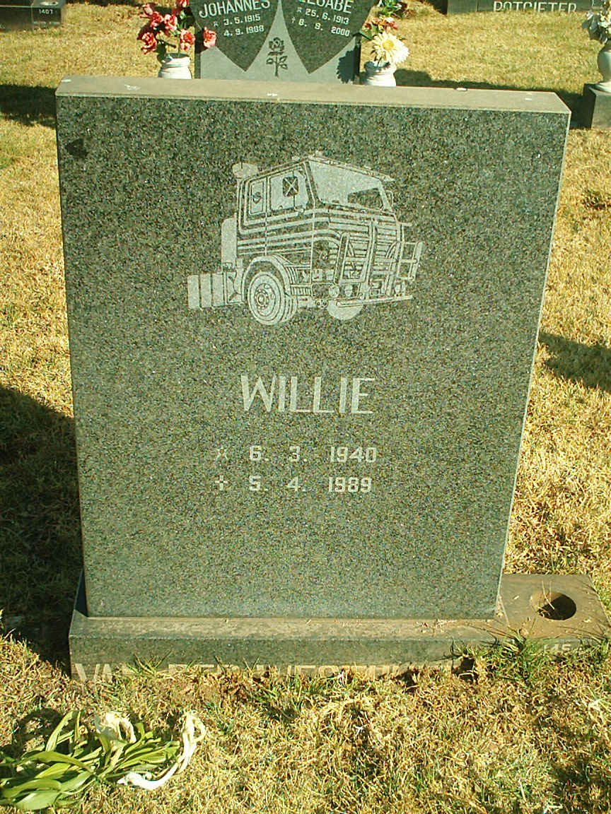 WESTHUIZEN Willie, van der 1940-1989
