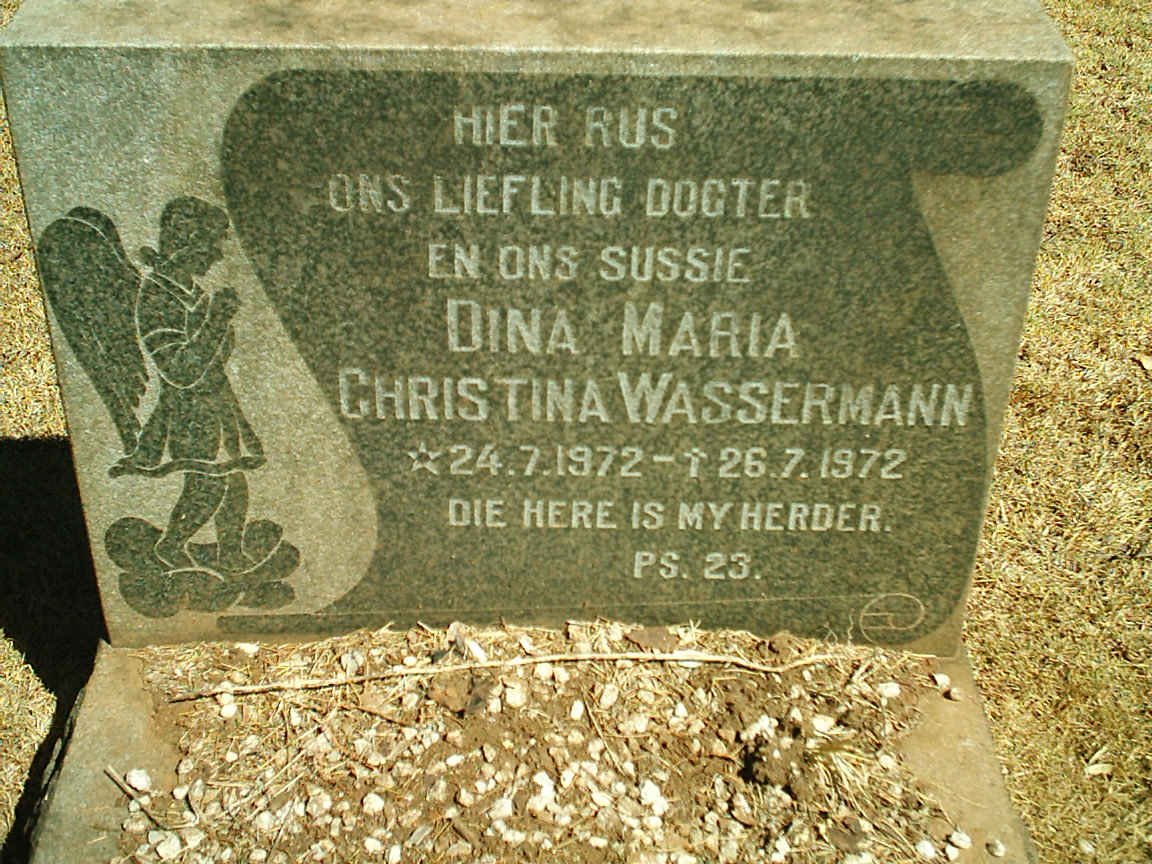 WASSERMANN Dina Maria Christina 1972-1972