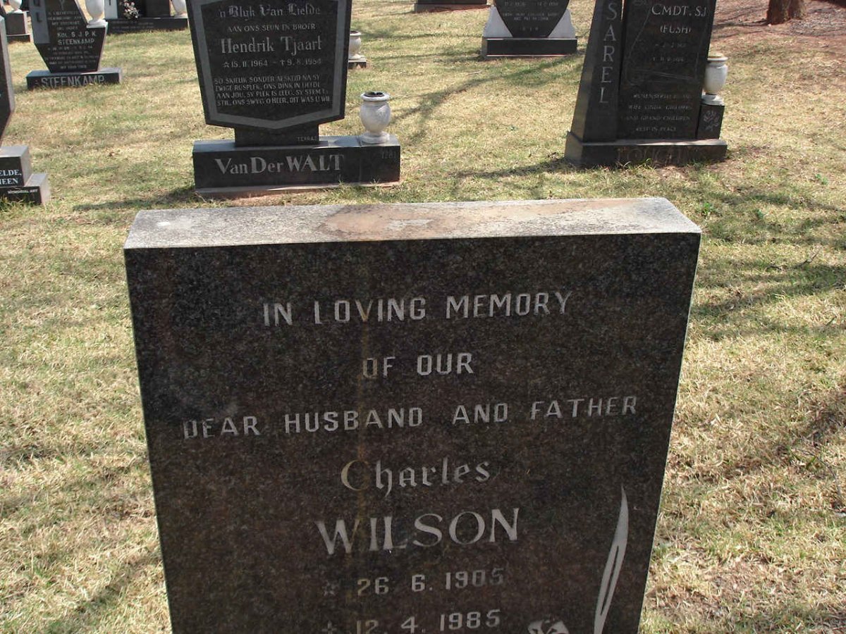 WILSON Charles 1905-1985